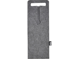 Изображение №2 | Сумка-чехол для бутылки вина «Felta» из переработанного фетра (серый)