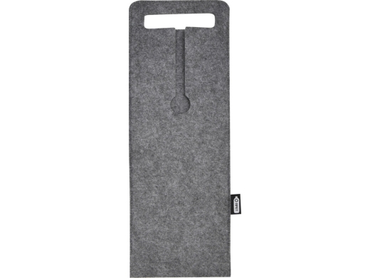 Изображение №2 | Сумка-чехол для бутылки вина «Felta» из переработанного фетра (серый)