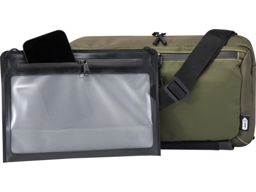 Изображение №5 | Модульная сумка-слинг «Roam» из переработанных материалов (зеленый)