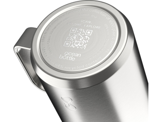 Изображение №5 | Дорожная термокружка «Ocean Bottle» (серебристый металлик)