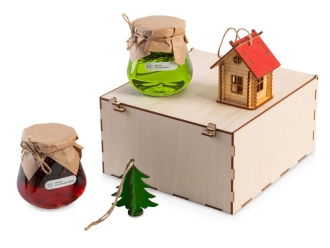 Изображение №1 | Подарочный набор «Decoration Deluxe» 2.0 с двумя видами варенья (натуральный)