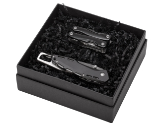 Изображение №2 | Подарочный набор с мультитулом и ножом «Blacksmith» (черный)