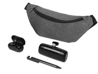 Изображение №1 | Набор для путешествий «Freeway» (серый, черный)