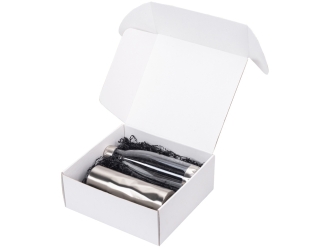 Изображение №3 | Подарочный набор с термокружкой и бутылкой «Water cross» (серебристый)