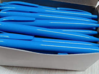 Изображение №6 | Ручка шариковая пластиковая «Air» (голубой)