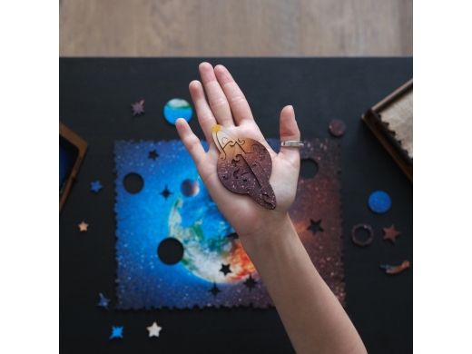 Изображение №3 | Деревянный пазл «Earth» (разноцветный)