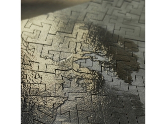 Изображение №3 | Деревянный пазл «Serenity» (черно-белый)