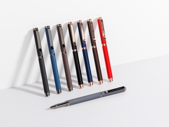 Изображение №7 | Ручка металлическая шариковая «Venezia Pragmatico» софт-тач (синий)