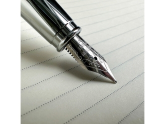 Изображение №5 | Ручка металлическая перьевая «Sienna» софт-тач (синий)