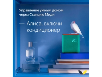 Изображение №4 | Умная колонка ЯНДЕКС Станция Миди с Алисой, с Zigbee, 24 Вт (черный)