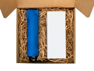 Изображение №5 | Подарочный набор «On the go» с термокружкой и зонтом (синий)