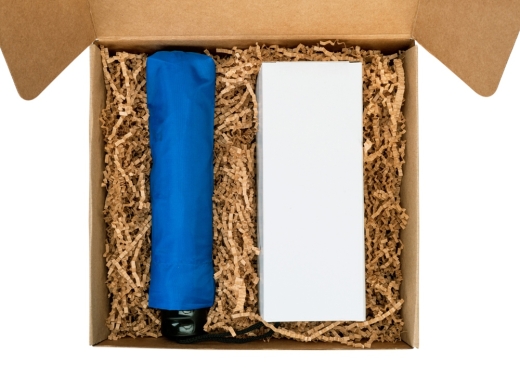 Изображение №5 | Подарочный набор «On the go» с термокружкой и зонтом (синий)