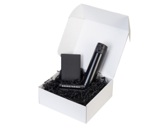 Изображение №2 | Подарочный набор «Premier» с термокружкой, парковочной визиткой и обложкой для документов (черный)