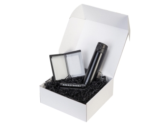 Изображение №3 | Подарочный набор «Premier» с термокружкой, парковочной визиткой и обложкой для документов (черный)