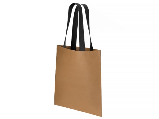 Изображение №2 | Сумка-шоппер «Papyrus» из моющейся крафт-бумаги (натуральный/черный)