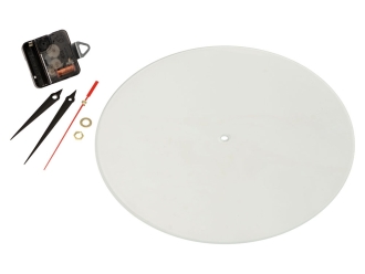 Изображение №4 | Часы настенные стеклянные «Thames» (прозрачный матовый/черный/красный)