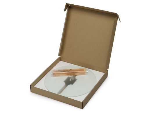 Изображение №7 | Часы настенные стеклянные «Thames» (прозрачный матовый/черный/красный)