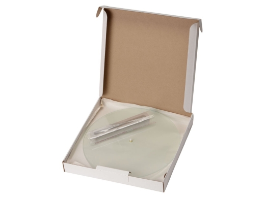 Изображение №8 | Часы настенные стеклянные «Thames» (прозрачный матовый/черный/красный)