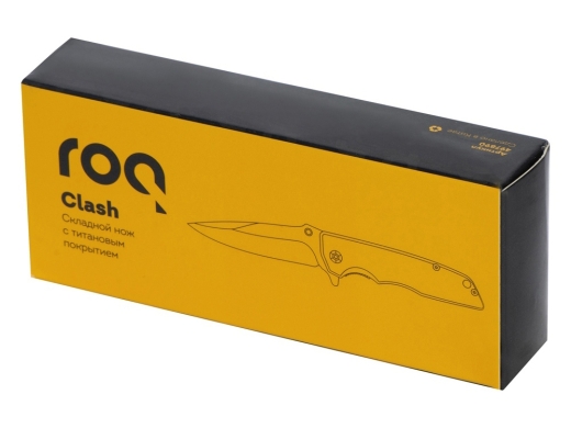 Изображение №13 | Складной нож с титановым покрытием «Clash» (темно-серый)