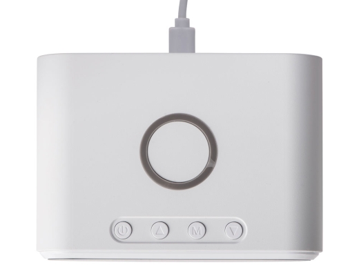 Изображение №6 | Настольные часы с функцией беспроводной зарядки «Wake», 10 Вт (белый)