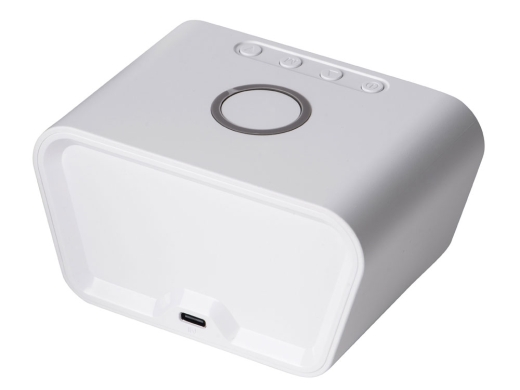 Изображение №7 | Настольные часы с функцией беспроводной зарядки «Wake», 10 Вт (белый)