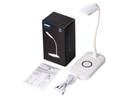 Изображение №7 | Настольный светильник с беспроводной зарядкой «Nimble», 10 Вт (белый)