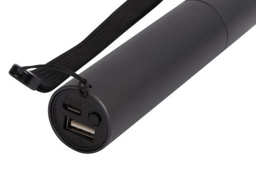 Изображение №3 | Фонарь с регулируемым фокусом «Nomad», 2200 mAh, металл (темно-стальной)