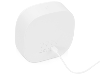 Изображение №4 | Беспроводные часы с датчиком освещенности и подсветкой «Night Watch» (белый/серый)