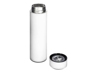 Изображение №4 | Вакуумный термос «Module X» с индикатором температуры и медной изоляцией, 500 мл, крафтовый тубус (белый)