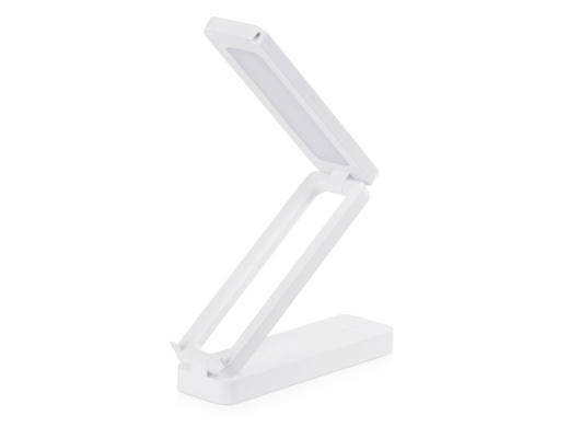 Изображение №1 | Складывающая настольная лампа с подставкой для телефона «Stack N», 3 Вт (белый)