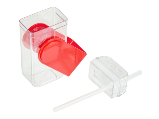 Изображение №4 | Бутылка для воды «JUICY DRINK BOX», 290 мл (прозрачный, красный)