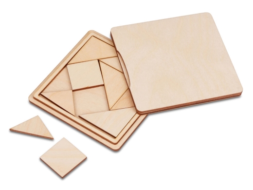 Изображение №1 | Деревянная головоломка «Танграм» (натуральный)