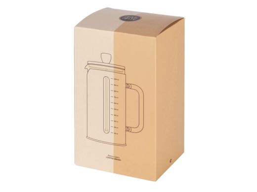 Изображение №8 | Френч-пресс в стальном корпусе и ручкой из бамбука «Coffee break» (серебристый, натуральный)