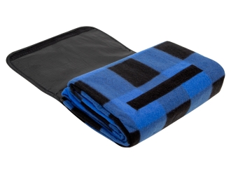 Изображение №2 | Плед для пикника «Recreation» (синий/черный)