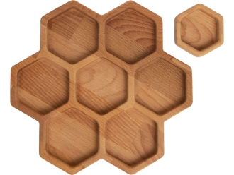 Изображение №5 | Менажница «Соты» (натуральный коричневый)