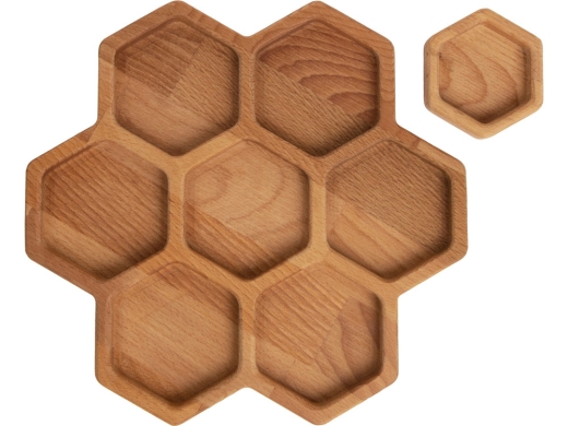 Изображение №5 | Менажница «Соты» (натуральный коричневый)