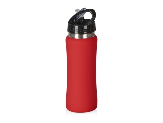 Изображение №1 | Бутылка для воды «Bottle C1», soft touch, 600 мл (красный)
