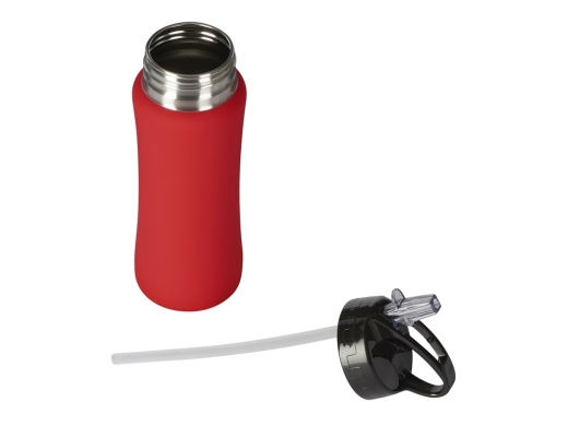 Изображение №2 | Бутылка для воды «Bottle C1», soft touch, 600 мл (красный)