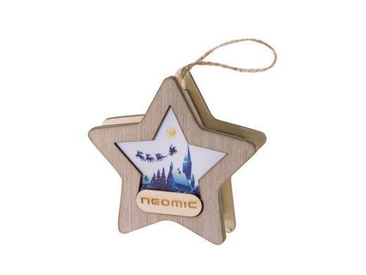 Изображение №10 | Новогодняя подвеска с подсветкой «Звезда» (натуральный, разноцветный)