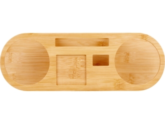 Изображение №5 | Набор для виски на бамбуковой подставке «Boulevardier» (натуральный, прозрачный)