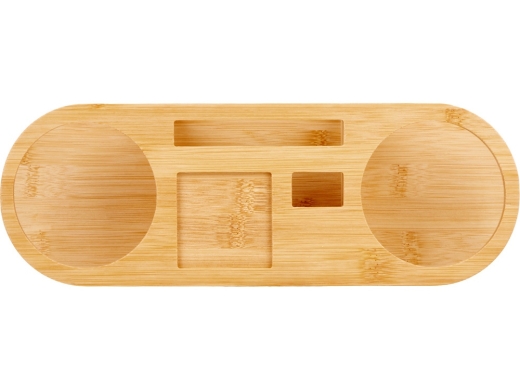 Изображение №5 | Набор для виски на бамбуковой подставке «Boulevardier» (натуральный, прозрачный)