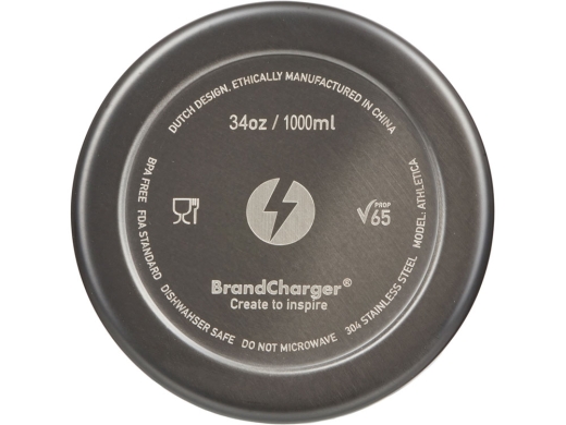 Изображение №8 | Бутылка для воды «Athletica», 1000 мл (серый)