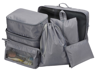 Изображение №1 | Комплект чехлов для путешествий «Diego» (серый)