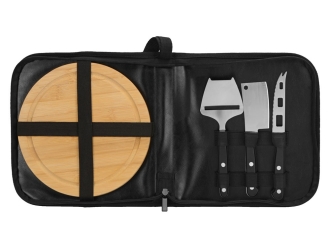 Изображение №9 | Набор для подачи сыра «Fabrizio» (черный, серебристый, натуральный)