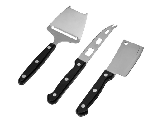 Изображение №4 | Набор для подачи сыра «Fabrizio» (черный, серебристый, натуральный)