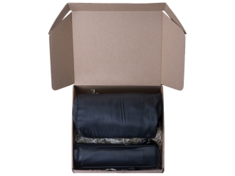 Изображение №3 | Подарочный набор «Calmy» с термосом и пледом (синий, черный)