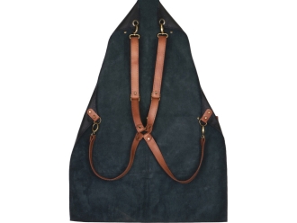 Изображение №4 | Набор: Фартук из натуральной кожи в тубусе (черный/коричневый)