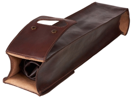 Изображение №14 | Набор: Фартук из натуральной кожи в тубусе (черный/коричневый)
