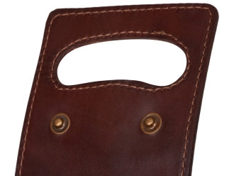 Изображение №13 | Набор: Фартук из натуральной кожи в тубусе (темно-коричневый)