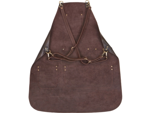 Изображение №4 | Набор: Фартук из натуральной кожи в тубусе (темно-коричневый)